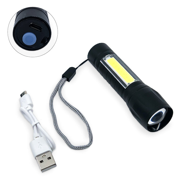 Micro Stinger™ Rechargeable LED Flashlight & COB LED Work Light Displa