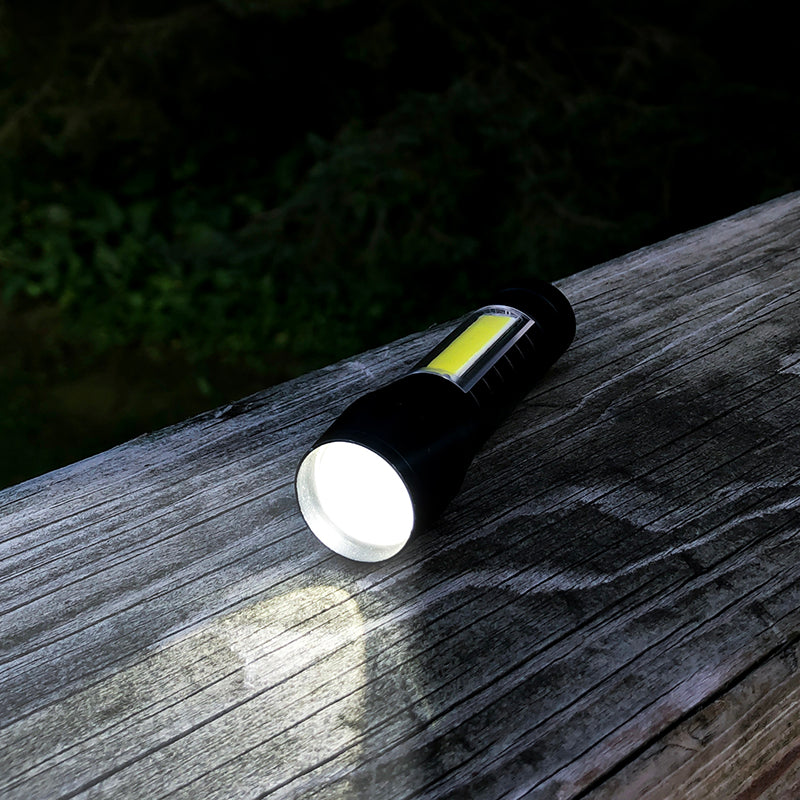 Micro Stinger™ Rechargeable LED Flashlight & COB LED Work Light Displa