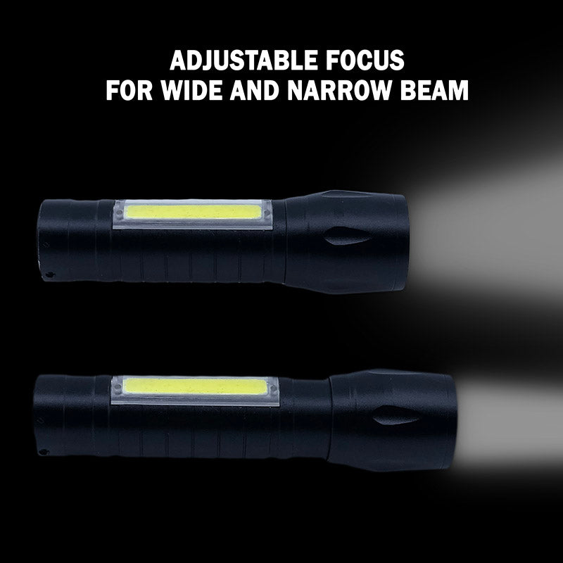 Micro Stinger™ Rechargeable LED Flashlight & COB LED Work Light Displa