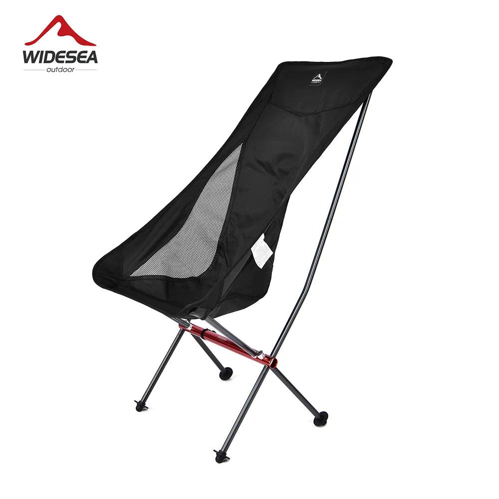 Widesea Camping Fishing Folding Chair Tourist Beach Chaise Longue Chair for Relaxing Foldable Leisure Travel Furniture Picnic - Outdoorsavage