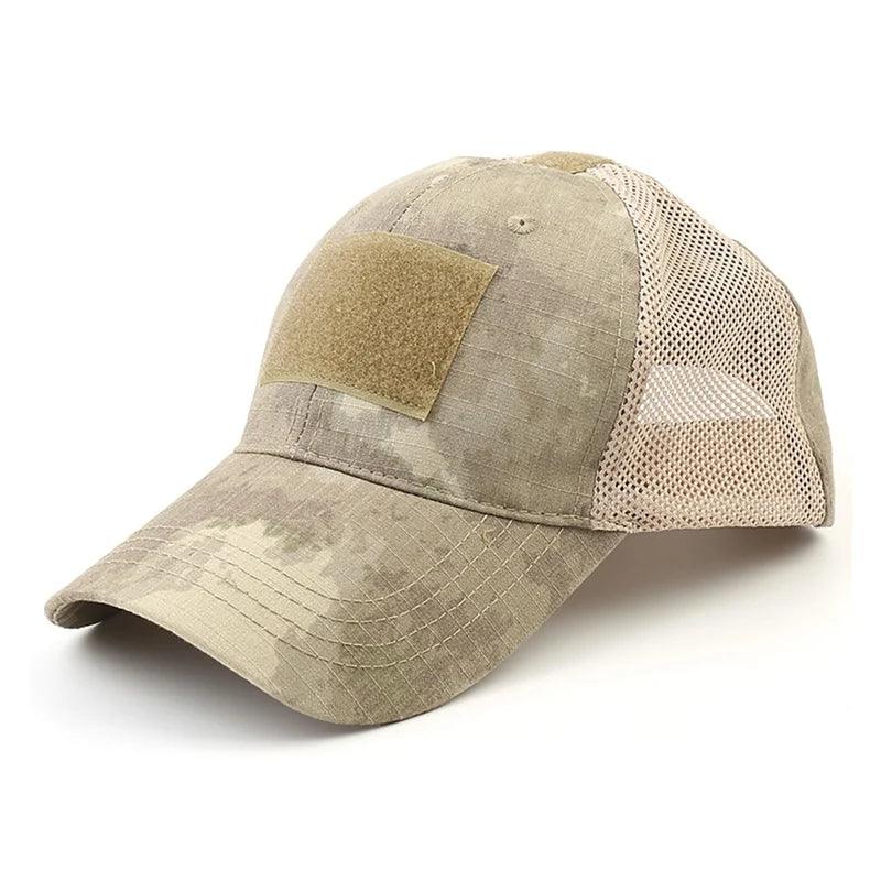 Outdoor Camouflage Adjustable Cap Mesh Fishing Hunting Hiking Basketball Snapback Hat - Outdoorsavage