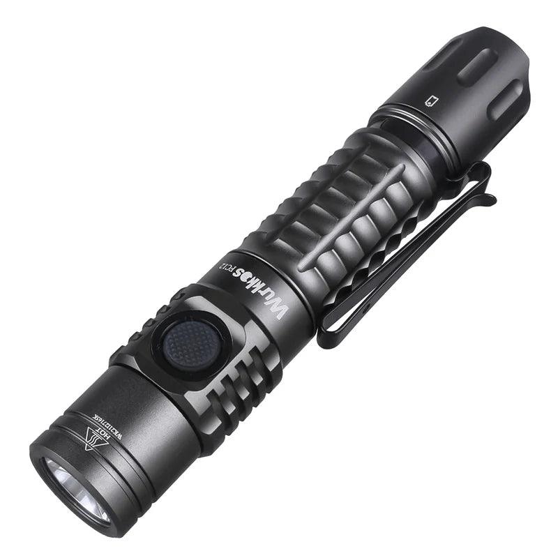 Wurkkos FC12 Rechargeable Torches Tactical Flashlights LED 18650 SFT40 2000lm ATR Power Indicator USB-C IPX8 EDC Camp Lighting - Outdoorsavage