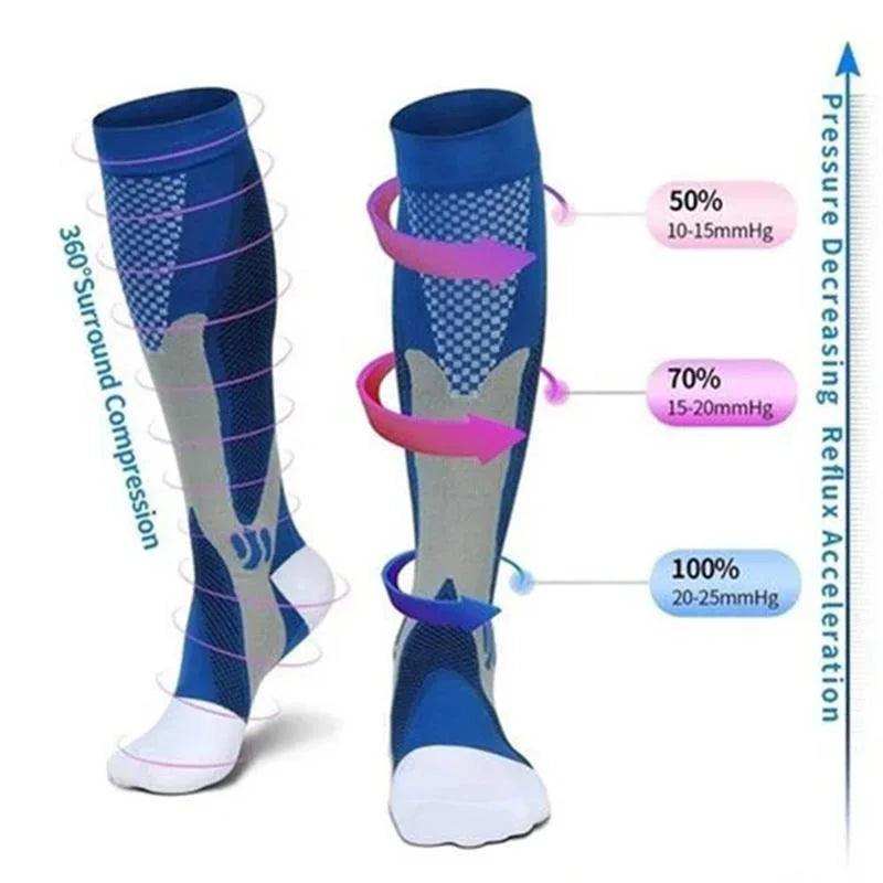 unisex Compression Socks Varicose Veins - Outdoorsavage