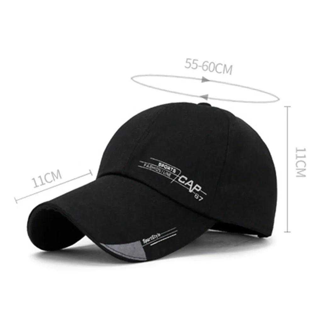 Long Brim Baseball Cap Sun Visor Hat Waterproof Sport Duck Tongue Women Men Quick Dry Outdoor Baseball Cap Adjustable Sun Hat - Outdoorsavage