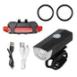 Bike Light Set Front Light with Taillight USB Rechargeable Easy to Install 3 Modes Bicycle Accessories for the Bicycle Road MTB - Outdoorsavage