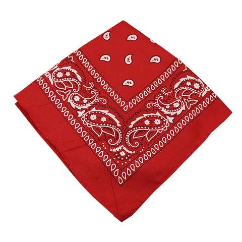 Bandana Kerchief Unisex Hip Hop Black Hair Band Neck Scarf Sports Headwear Wrist Wraps Head Square Scarves Print Handkerchief - Outdoorsavage