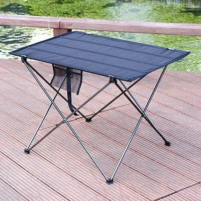 Portable Foldable Table Camping Outdoor Furniture Computer Bed Tables Picnic 6061 Aluminium Alloy Ultra Light Folding Desk - Outdoorsavage