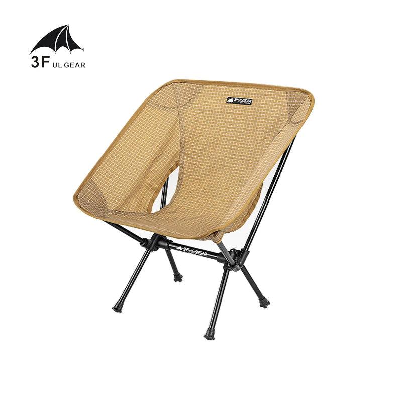 3F UL GEAR Outdoor folding Aluminum chair leisure Portable Ultralight Camping Fishing Picnic Chair Beach Chair Seat - Outdoorsavage