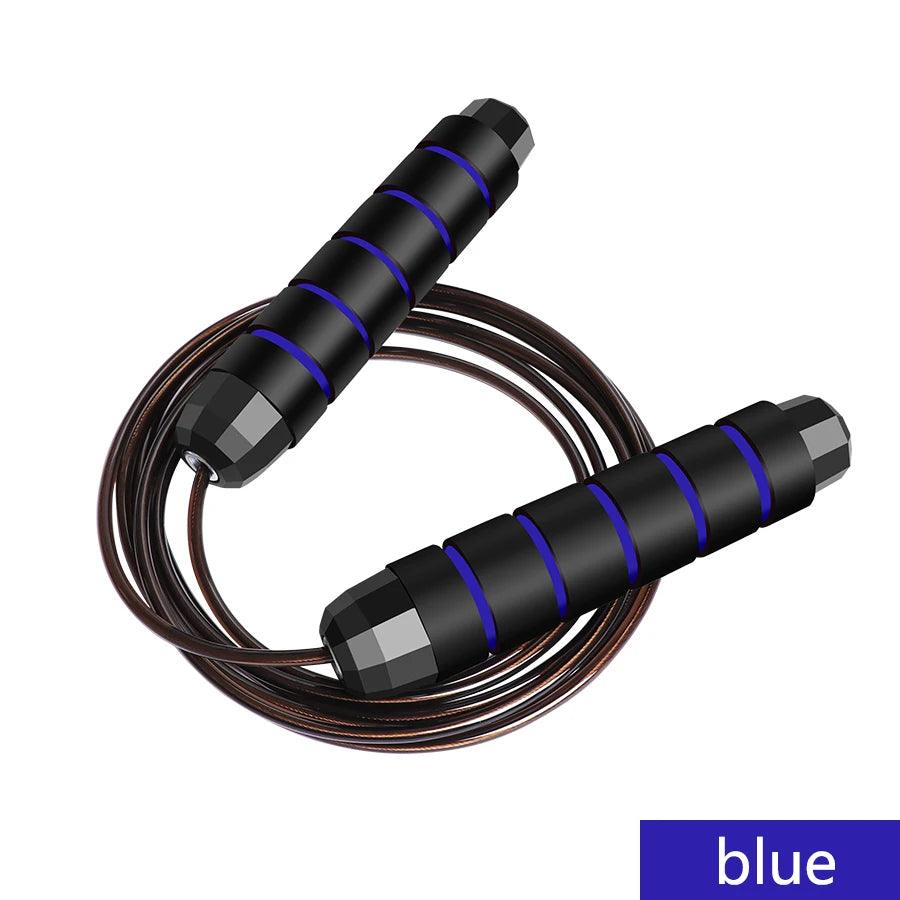 Rapid Speed Jump Rope Steel Wire Skipping Rope Exercise Adjustable Jumping Rope Fitness Workout Training Home Sport Equipment - Outdoorsavage