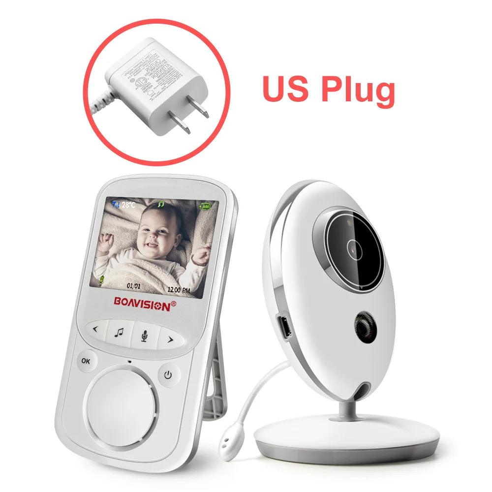 Wireless LCD Audio Video Baby Monitor VB605 Radio Nanny Music Intercom IR 24h Portable Baby Camera Baby Walkie Talkie Babysitter - Outdoorsavage