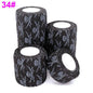 1 Pcs Printed Self Adhesive Elastic Bandage 4.8m Colorful Sports Wrap Tape for Finger Joint Knee First Aid Kit Pet Tape - Outdoorsavage