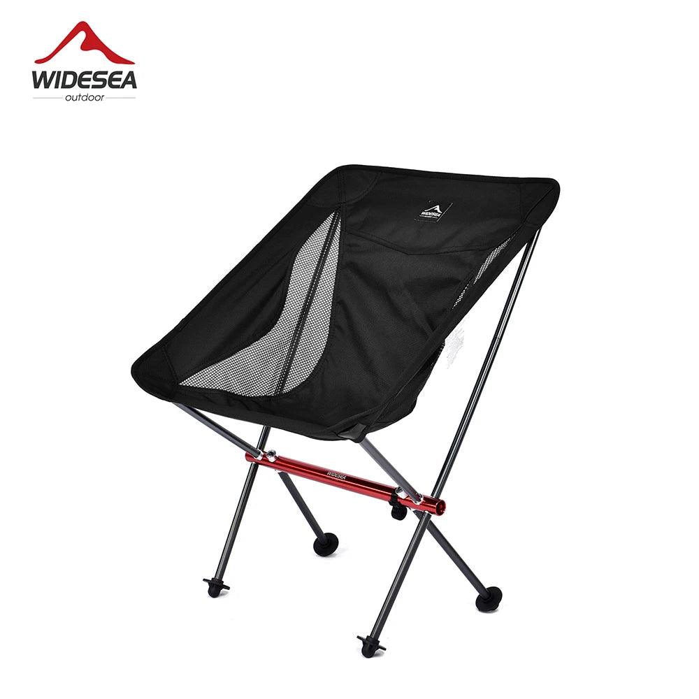 Widesea Camping Fishing Folding Chair Tourist Beach Chaise Longue Chair for Relaxing Foldable Leisure Travel Furniture Picnic - Outdoorsavage