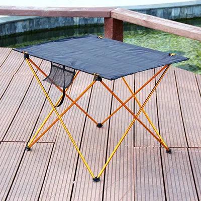 Portable Foldable Table Camping Outdoor Furniture Computer Bed Tables Picnic 6061 Aluminium Alloy Ultra Light Folding Desk - Outdoorsavage