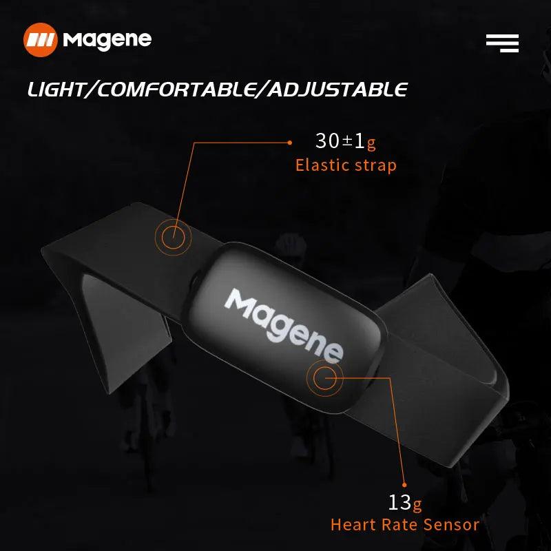 Magene Mover H64 Heart Rate Sensor Dual Mode ANT Bluetooth With Chest Strap Cycling Computer Bike forWahoo Garmin Sports Monitor - Outdoorsavage