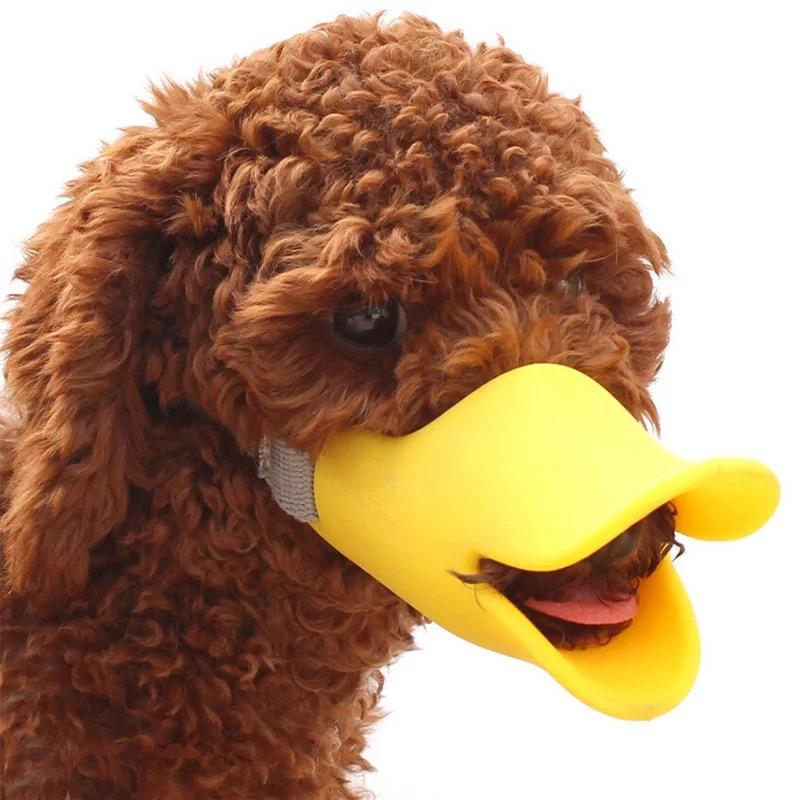 Silicone Duck Muzzle Mask for Dogs (Small dogs)