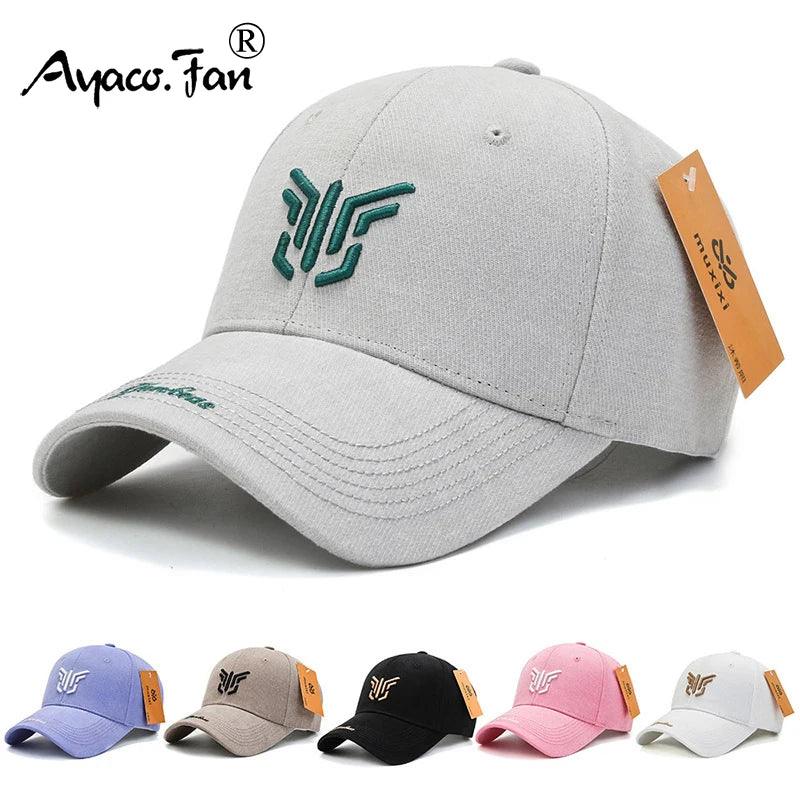 Baseball Cap New Spring Summer Solid Sunhat Embroidered Men Women Unisex-Teens Cotton Snapback Caps Fashion Hip Hop Fishing Hat - Outdoorsavage