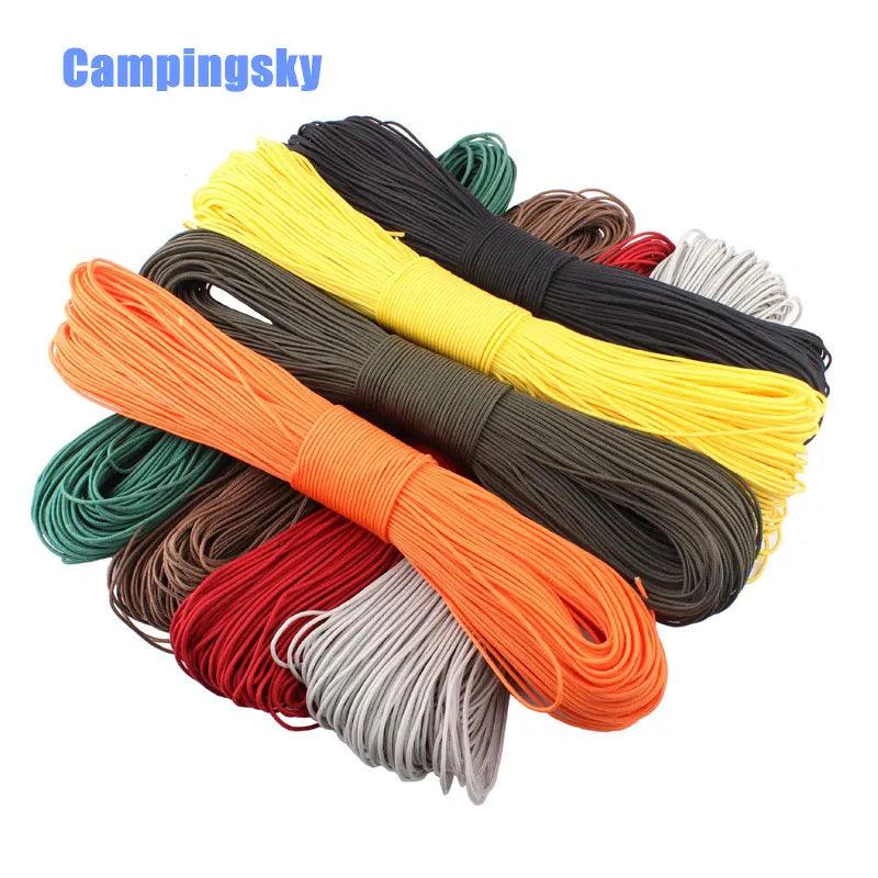 Campingsky Paracord for survival in rolled bundle