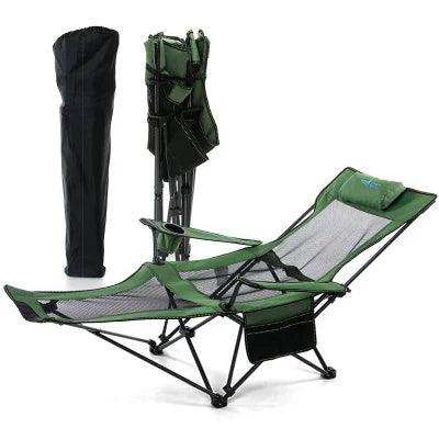 outdoor furniture chair foldable stool folding stool sillas camping foldable chair muebles Folding Camping Chair with Footrest - Outdoorsavage