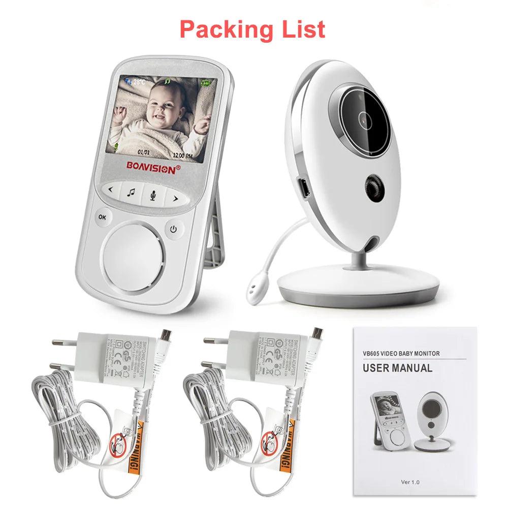 Wireless LCD Audio Video Baby Monitor VB605 Radio Nanny Music Intercom IR 24h Portable Baby Camera Baby Walkie Talkie Babysitter - Outdoorsavage