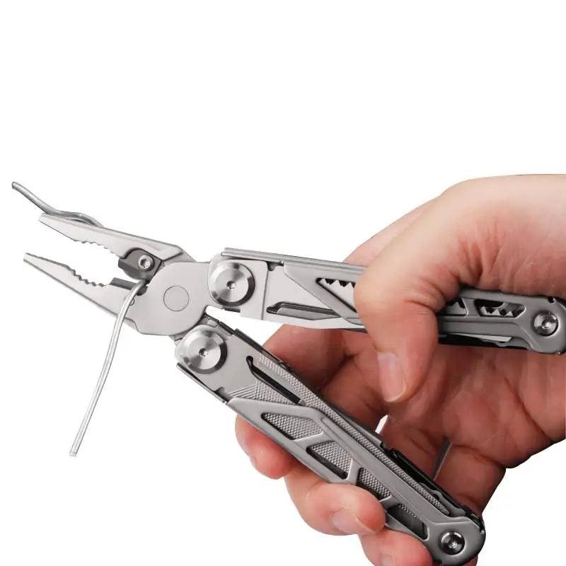 Daicamping DL6 EDC Camping HRC78K Multitool Plier Hand Tool Set Cable Wire Cutter Multifunctional Folding Knife Mini Mutli Tools - Outdoorsavage