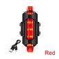 Bike Light Set Front Light with Taillight USB Rechargeable Easy to Install 3 Modes Bicycle Accessories for the Bicycle Road MTB - Outdoorsavage