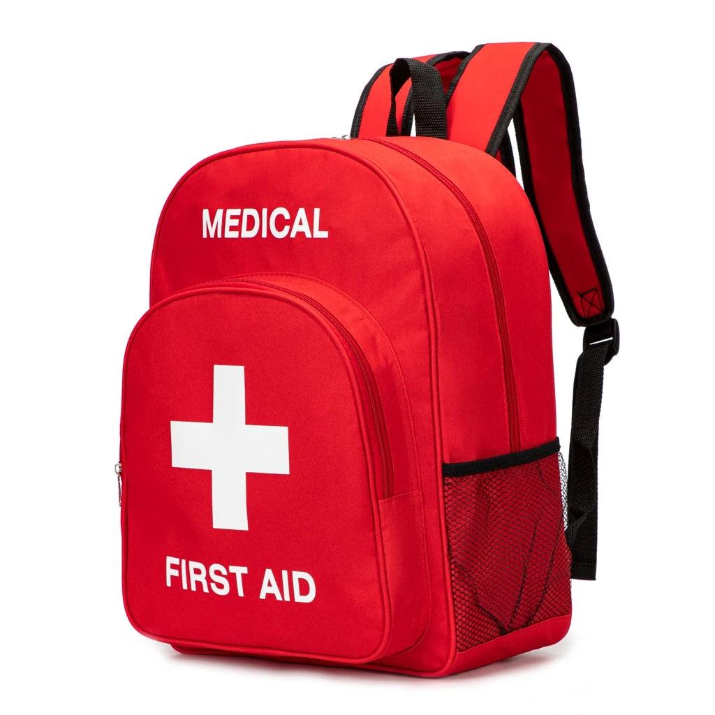 First Aid Backpack Empty Medical First Aid Bag Treatment First Responder Trauma Bag for Camping Outdoors - Outdoorsavage