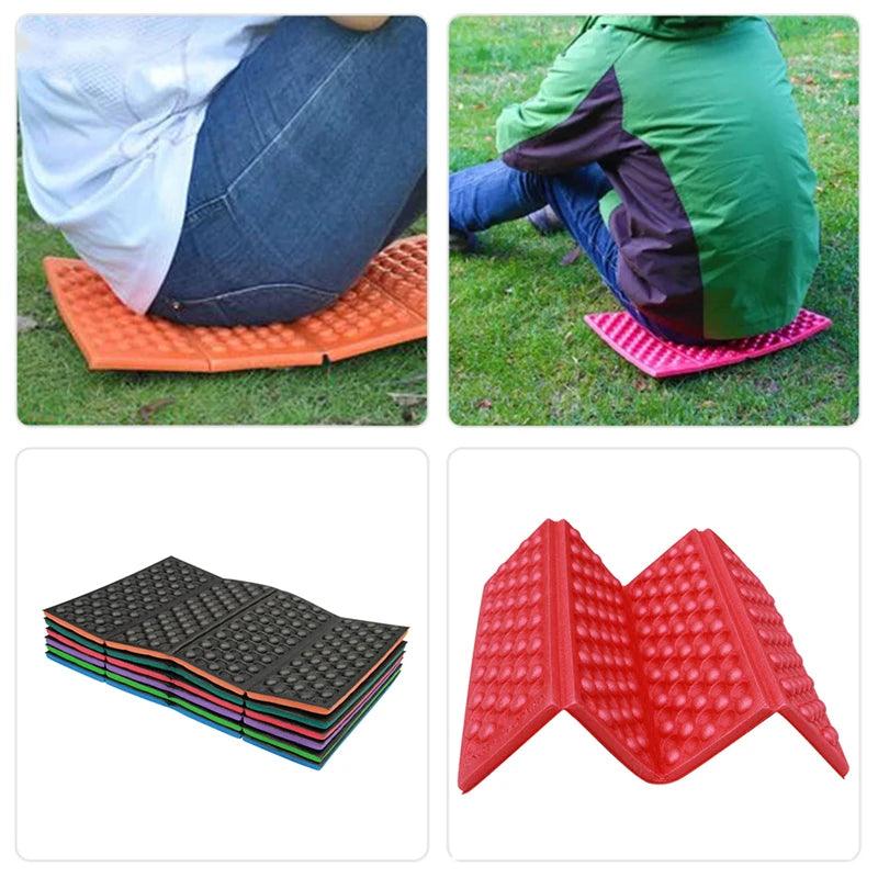 Foldable Folding Outdoor Camping Mat Seat Foam XPE Cushion Portable Waterproof Chair Beach Picnic Mat Seat Hiking Activities Pad - Outdoorsavage