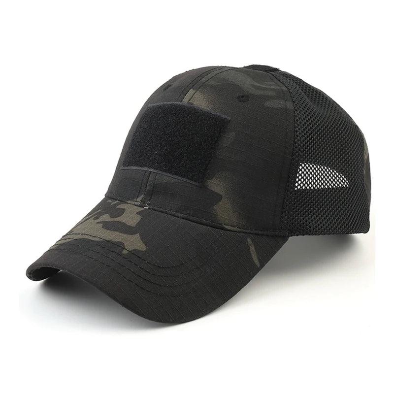 Outdoor Camouflage Adjustable Cap Mesh Fishing Hunting Hiking Basketball Snapback Hat - Outdoorsavage