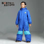 Winter Kids Skiing Suits Boys Girls Jumpsuits With Cap Outdoor Camping Waterproof Windproof Snow Overalls Ski Snowboard Clothes - Outdoorsavage