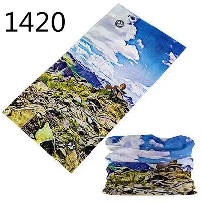 1401-1450 Magic Scarf Outdoor Sports Bicycle Headband Bike Cycling Bandana Neck Tube Warmer Bandanas Scraf Men Hiking Headband - Outdoorsavage