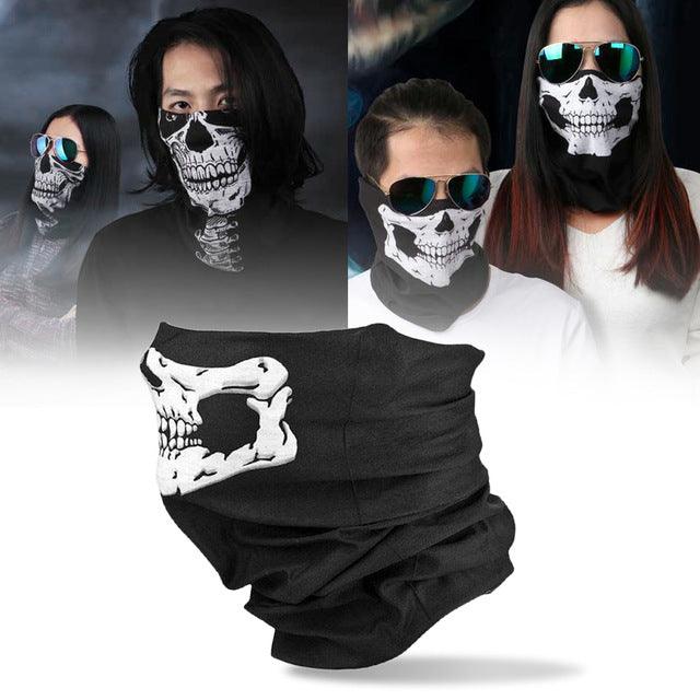 Motorcycle Skull Ghost Face Windproof Mask Outdoor - Outdoorsavage