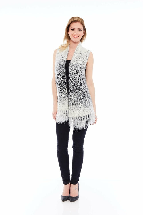 THE TASSEL WINTER SWEATER IN COZY WHITE