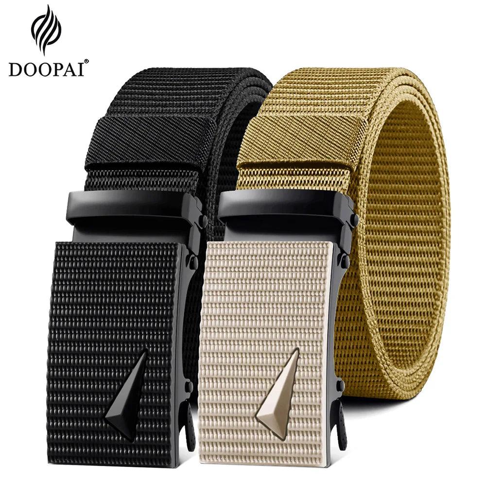 DOOPAI Men Belt Nylon Breathable Belts For Men Cowboy Designer Belt Outdoor Tactical Belt Military Gifts 남성 가죽 벨트 ceinture homme - Outdoorsavage