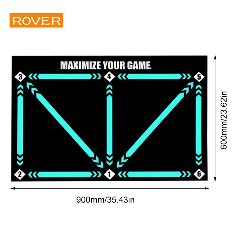 Football Training Mat Durable Non Slip Foldable Kids Adults Dribble Training Mat Football Training Indoor Ourdoor Equipment - Outdoorsavage