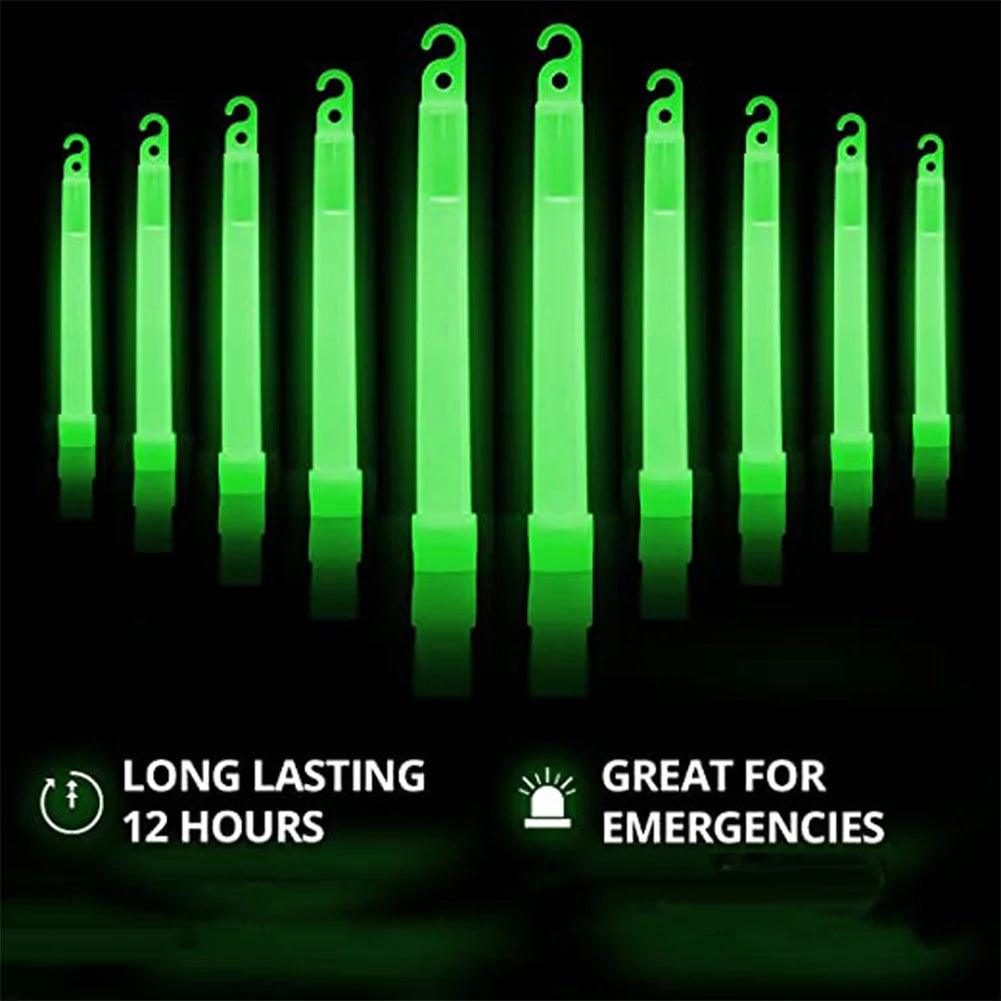 1-5pcs Survival Kit Tactical Glow Light Sticks Walking and Hiking Camping SOS Gear Outdoor Emergency Equipment SOS 15*150mm - Outdoorsavage