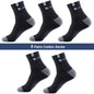 New Autumn And Spring Men's Sports Socks Casual Color Matching Thick Warm Breathable High Quality Socks 5 Pairs EU 38-43 - Outdoorsavage