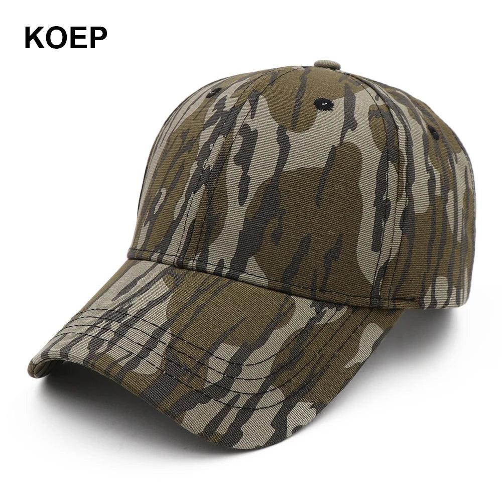 KOEP New Tree Camo Baseball Cap Fishing Caps Men Outdoor Hunting Camouflage Jungle Hat Hiking Casquette Hats - Outdoorsavage