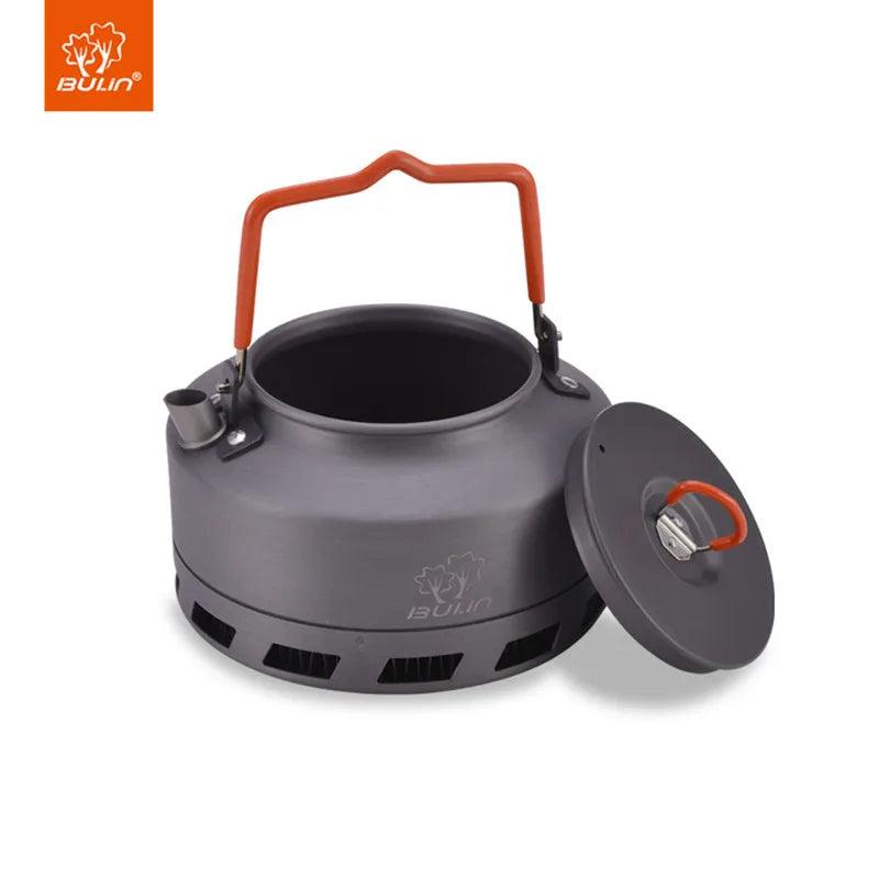 Outdoor Camping Portable Kettle 1.1L 1.6L Save Energy Collector Heat - Outdoorsavage