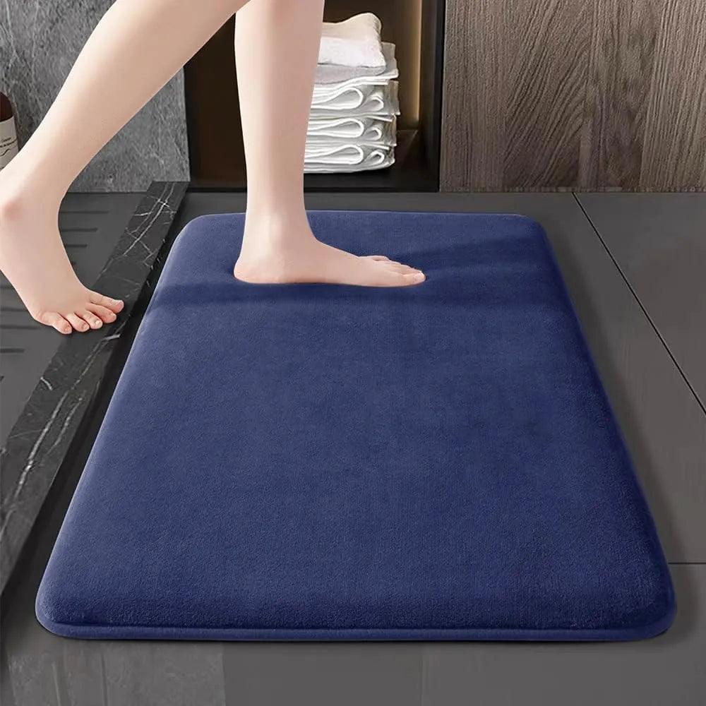 Super absorbent floor mat, super absorbent bath mat, super anti slip coral velvet bathroom floor mat, door mat - Outdoorsavage