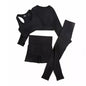 WAREBALL 2/3/4pcs Seamless Yoga Set Gym Clothes Sportswear Yoga Suits For Women Fitness Set Tracksuits Sports Bra Gym Leggings - Outdoorsavage