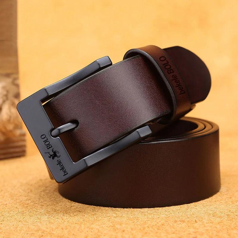 Genuine Leather Men's Belt Fashion Alloy Belts Buckle Luxury Brand Jeans Belts for Men Business Belt Female Belt - Outdoorsavage