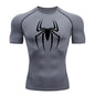 New Compression Shirt Men Fitness Gym Super Hero Sport Running T-Shirt Rashgard Tops Tee Quick Dry Short Sleeve T-Shirt For Men - Outdoorsavage