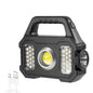 500LM USB Rechargeable Flashlight Waterproof 6 Gear COB/LED Torch Light Portable Powerful Lantern Solar Light for Camping Hiking - Outdoorsavage