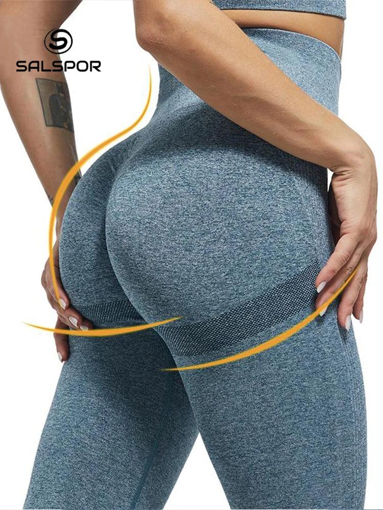 SALSPOR Women High Waist Leggings For Fitness Ladies Sexy Bubble Butt Gym Sports Workout Leggings Push Up Fitness Female Leggins - Outdoorsavage