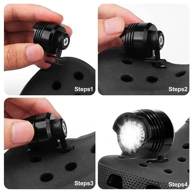 NEW Waterproof Shoe Light Outdoor Camping Charms Adult Kids Shoe Decoration Headlights for Accessories 1Pcs - Outdoorsavage