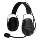 AMP HeadSet Tactical Headphone Head & Helmet-Mounted Pickup Noise Reduction Military Aviation Communication Headphone - Outdoorsavage