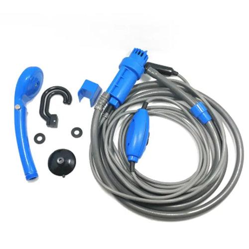 Portable Shower Camping Shower, 12V Outdoor Camp Shower Pump Shower - Outdoorsavage