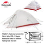 Naturehike Cloud Up 1 2 3 People Tent Ultralight 20D Camping Tent Waterproof Outdoor Hiking Travel Tent Backpacking Cycling Tent - Outdoorsavage