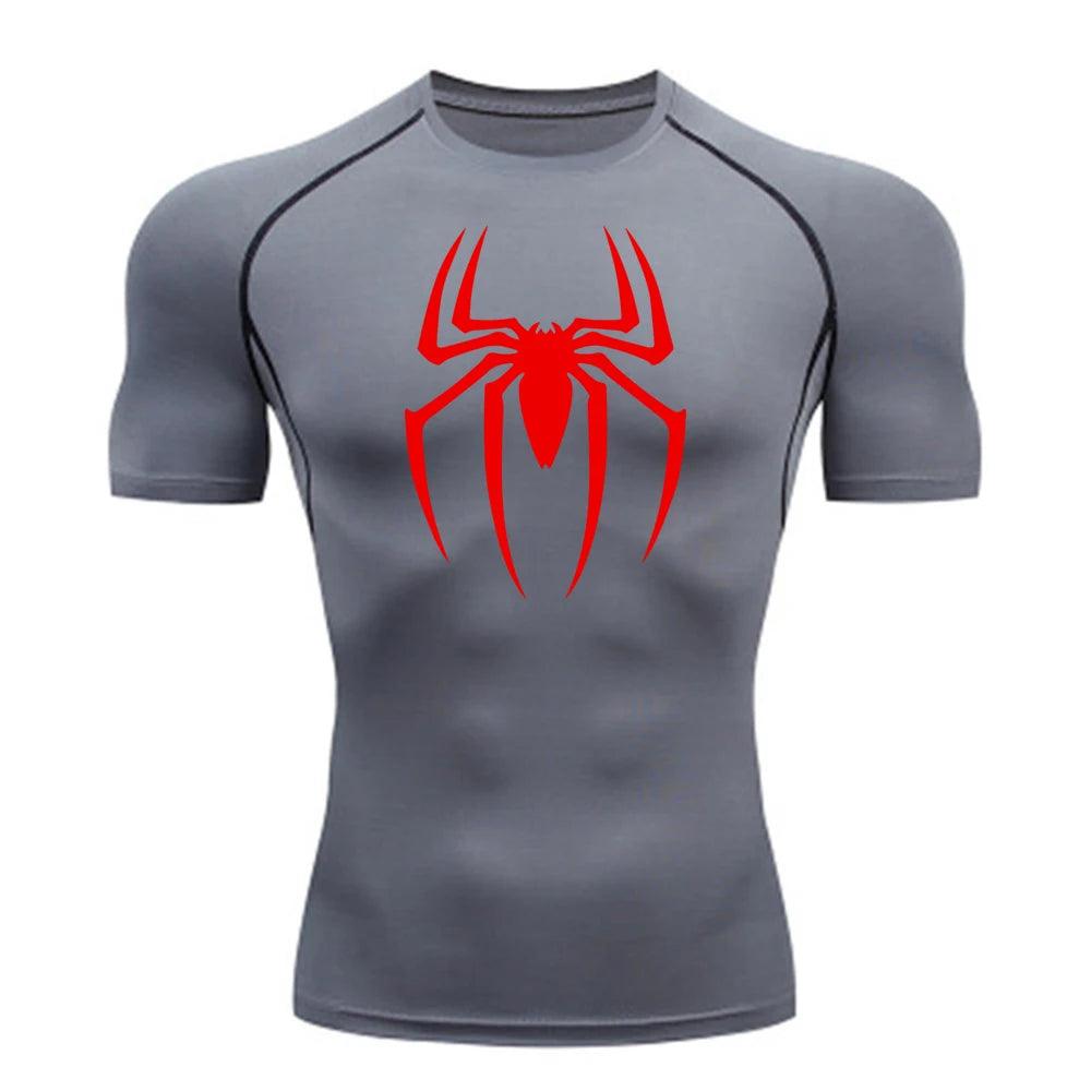 New Compression Shirt Men Fitness Gym Super Hero Sport Running T-Shirt Rashgard Tops Tee Quick Dry Short Sleeve T-Shirt For Men - Outdoorsavage