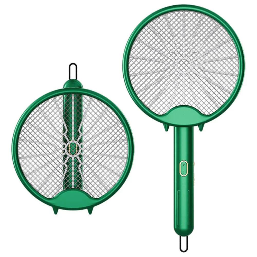 3000V Electric Mosquito Racket Mosquito Killer Lamp USB Rechargeable Foldable Mosquito Repellent Lamp Swatter Fly Swatter - Outdoorsavage